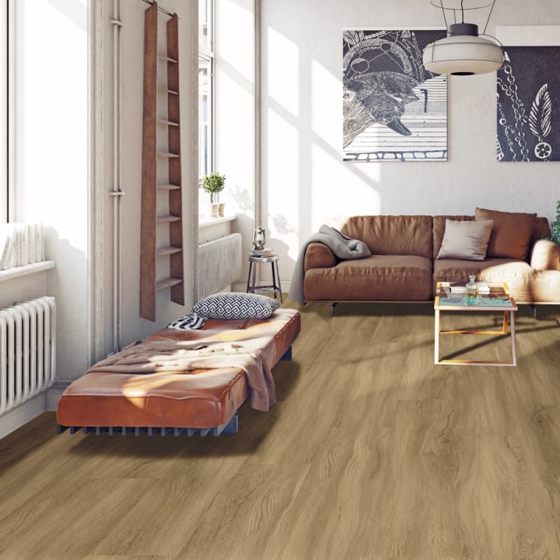 Outset Plus Safari Lodge Waterproof SPC Vinyl Plank w/Pad